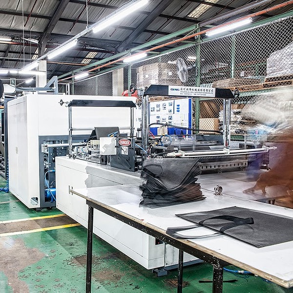 Machinery and production equipment inside the Romatex factory in Cape Town, South Africa